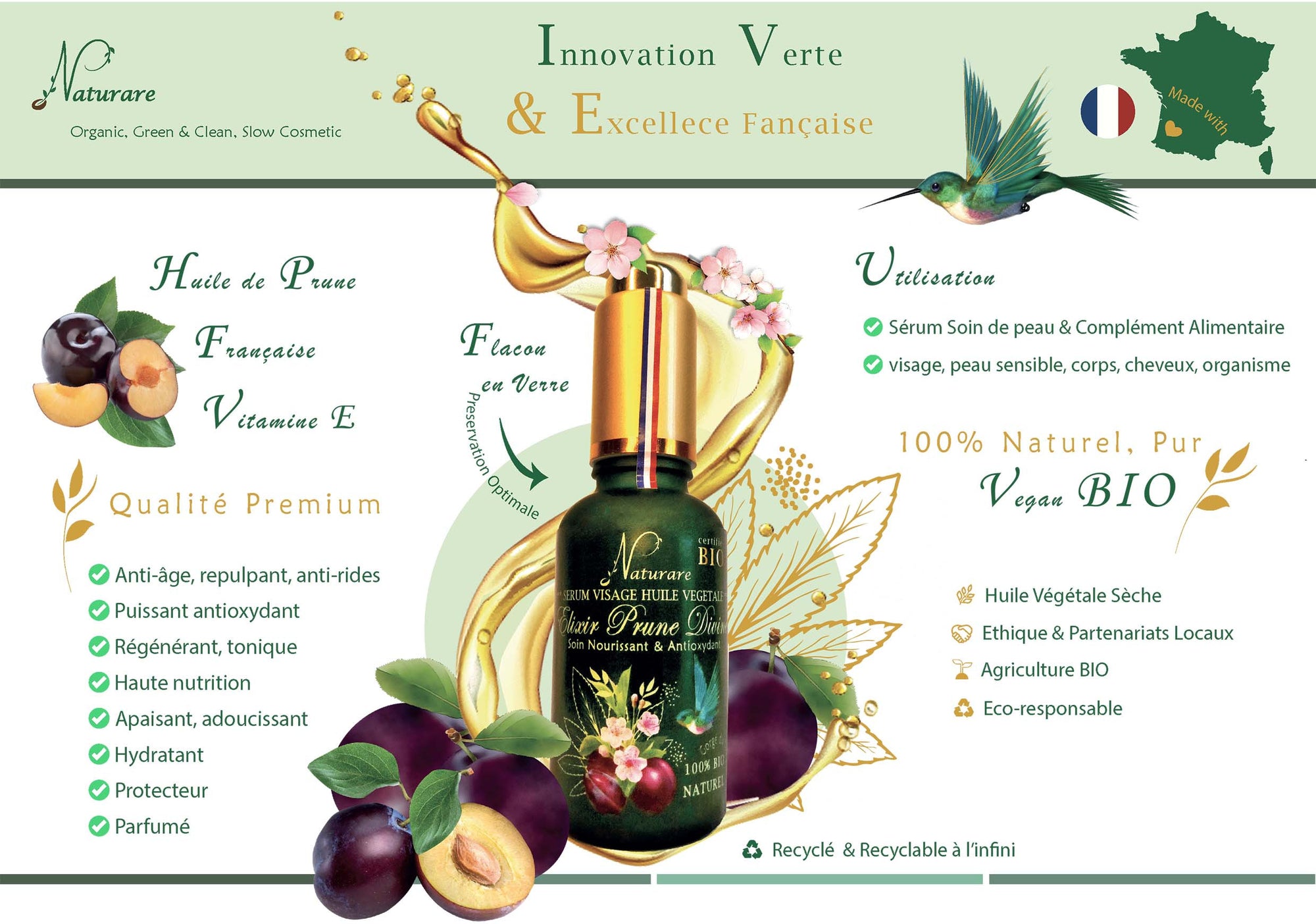 DROP - ELIXIR PRUNE DIVINE BIO - Vegetable Oil Serum, Food Supplement-6